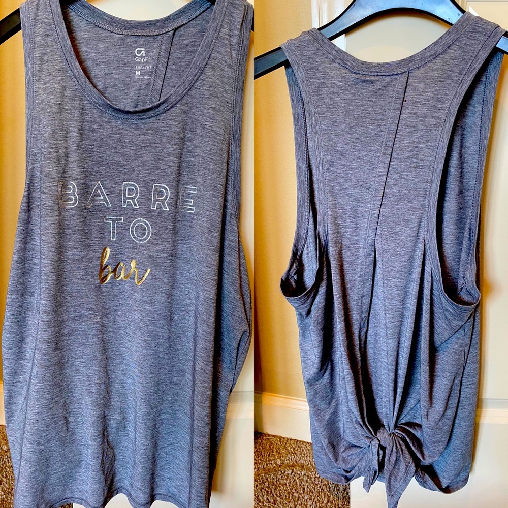 Gapfit Barre to Bar w/ tie back Athletic Tank